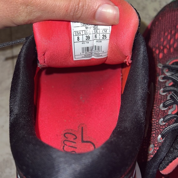 Brooks Ghost 11 women size 8 D 8 wide pink black white green - Picture 9 of 12